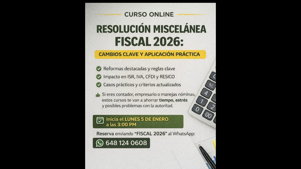 RESOLUCIÓN MISCELÁNEA FISCAL 2026