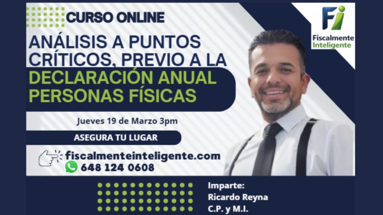 ANÁLISIS A PUNTOS CRÍTICOS, PREVIO A LA DECLARACIÓN ANUAL PERSONAS FISICAS