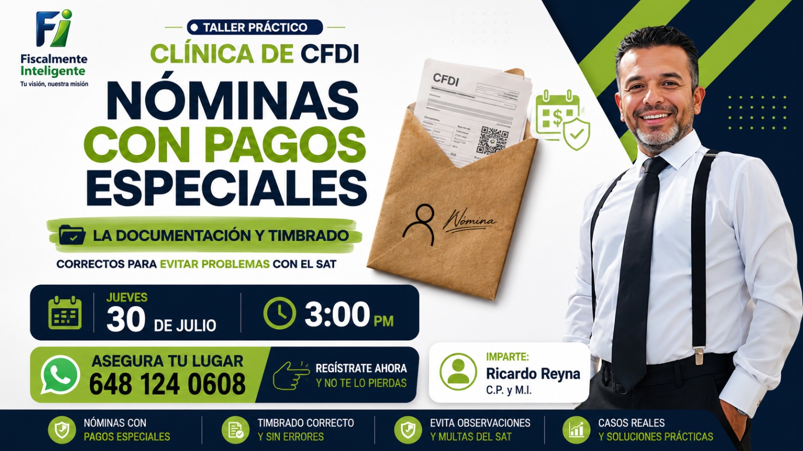 CLINICA DE CFDI NÓMINAS CON PAGOS ESPECIALES